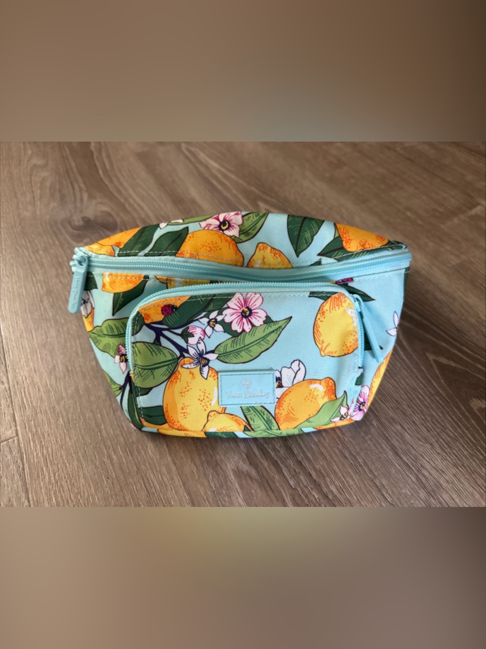 Vera Bradley Lighten Up RFID Belt Bag - Lemon Grove